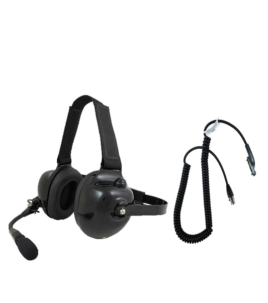 PRYME Dual Muff Racing Headset for Vertex VXD-720 VX-821 VX-824 VX-829 VX-924