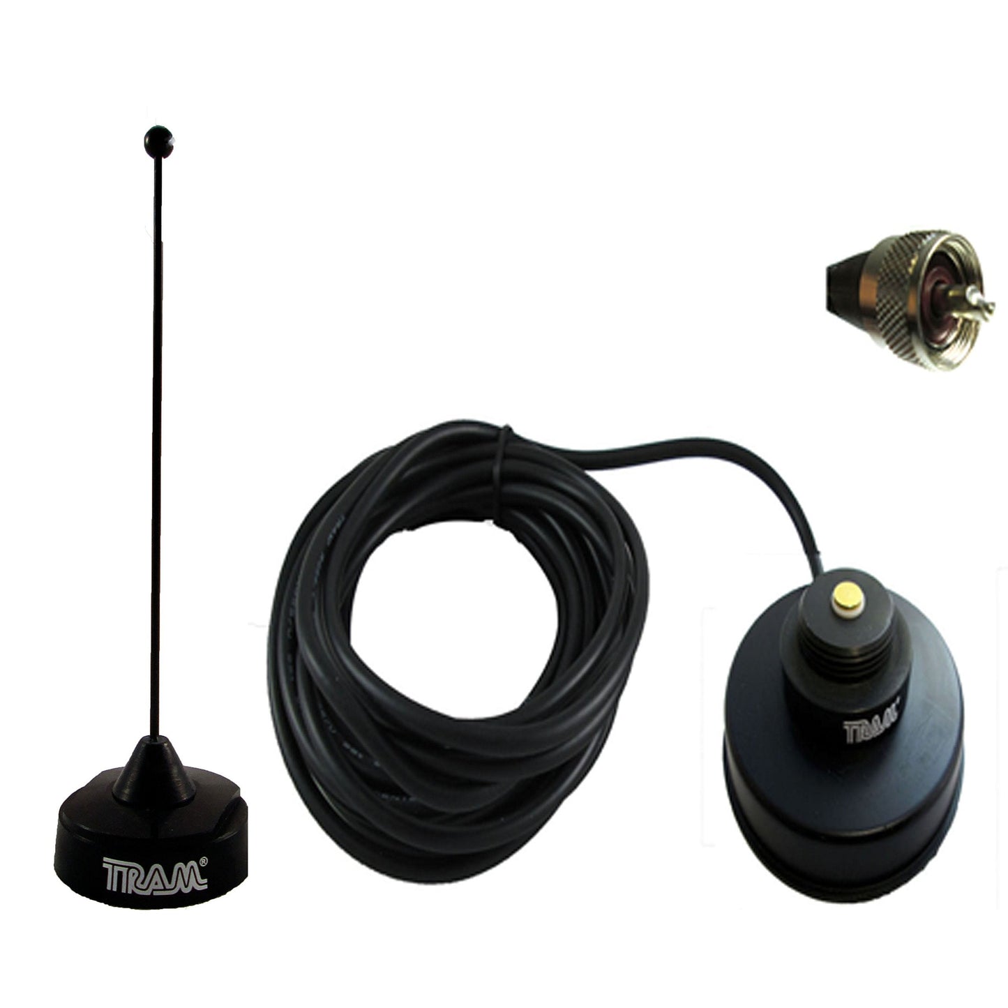 Tram Browning UHF Black Magnet Mount Antenna KIT ICOM Mobile F6011 F6021 F6061 F2721 F2821