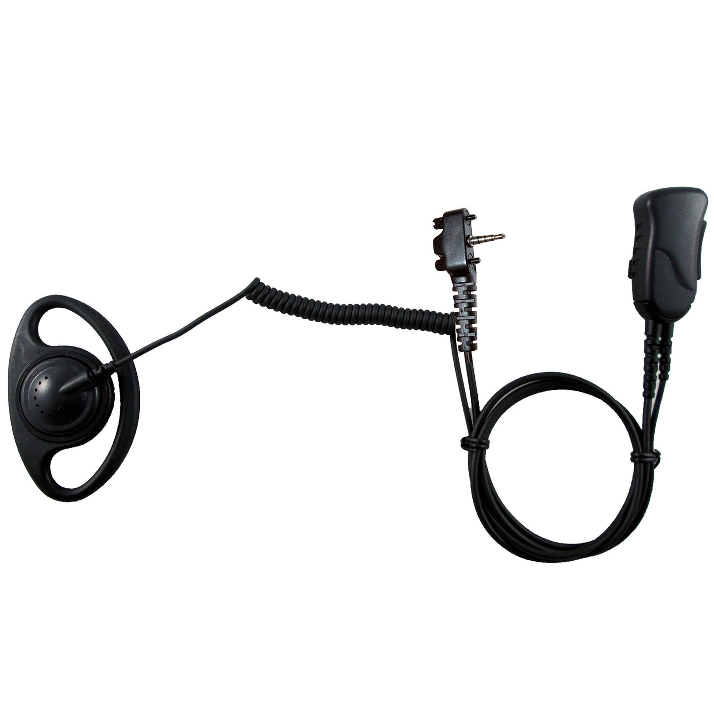 Pryme SPM-1222S Defender D ring headset with 2 screws for single pin Vertex VX231 VX350 VX450 EVX530series radios