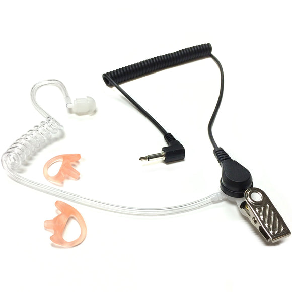 2.5mm Listen Only Earpiece with Acoustic Tube and Earmolds by The Comm Guys