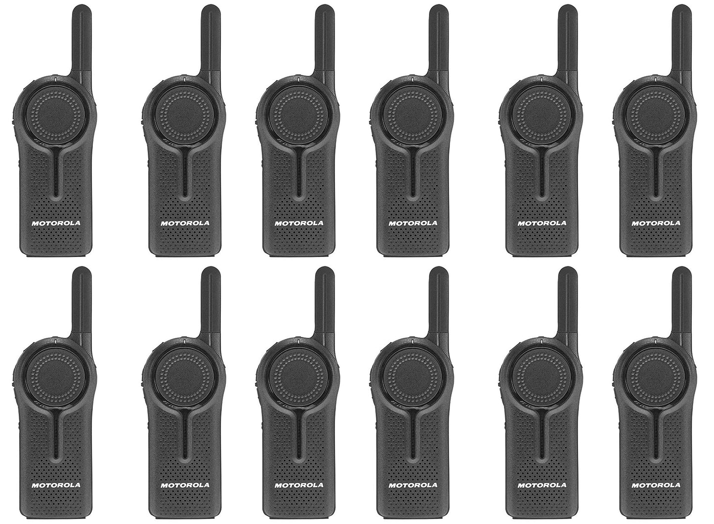 12 Pack of Motorola DLR1020 900MHz ISM Band 1 Watt 2 Channels License Free Digital Two-Way Radio