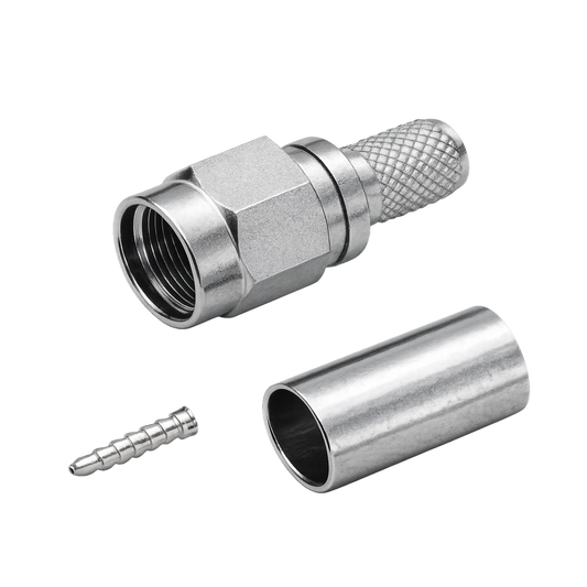 Opek AT-7801A-N SMA Male Crimp Connector for RG-58 Coax Cable