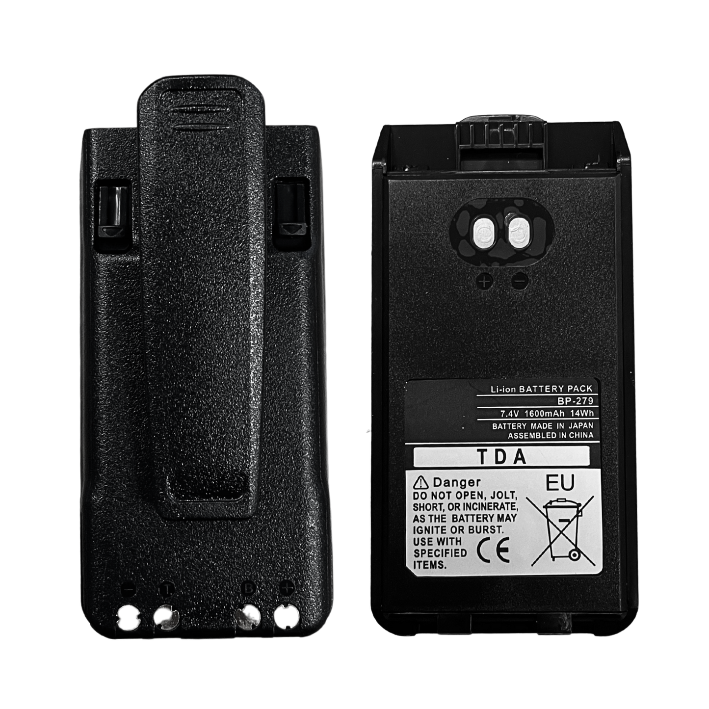 SRcomm SR-B279 Li-Ion 1600mAh Battery for Icom F1000 F2000 F1100D F2100D Series Radio