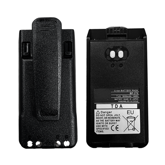 SRcomm SR-B279 Li-Ion 1600mAh Battery for Icom F1000 F2000 F1100D F2100D Series Radio