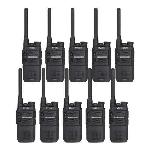 Pack of 10 Hytera BD302i UHF 400-470MHz 48 Channels DMR Two-Way Radio
