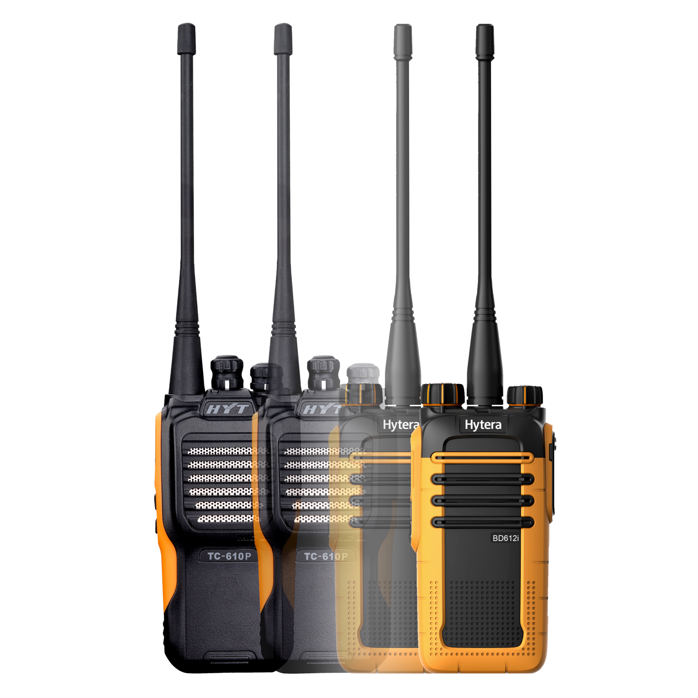 Hytera BD612i UHF 400-470MHz 48 channels 4 Watts Digital DMR Two-Way Radio