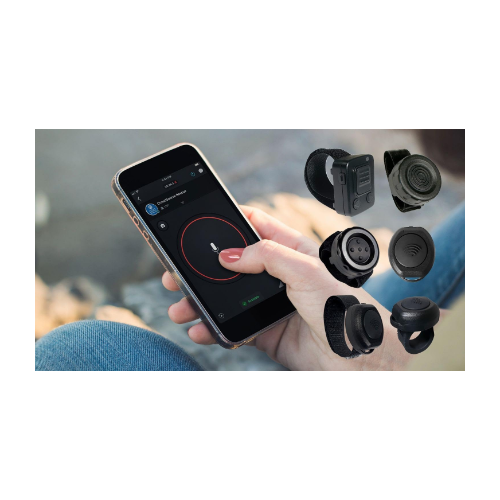Ptt Button Mini PRYMEBLU BT-PTT-Z Mini Bluetooth Wireless PTT Button Switch ZELLO, Wav ...