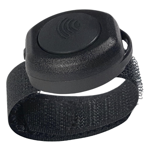 Pryme BT-PTT-ZU-Strap (Super Mini) Wireless PTT Switch for ZELLO or WAVE's Push-to-Talk PTT apps. No Charging Required