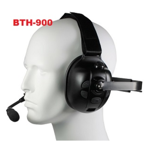 PRYME BTH-700/800/900-MAX PrymeMAX Wireless Dual Earmuff Headset with Noise-Canceling Boom Microphone