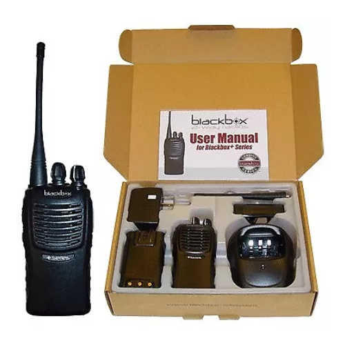 New Blackbox+V VHF 136-174MHz 5 Watt 16 Channel Two-Way Radio Kit
