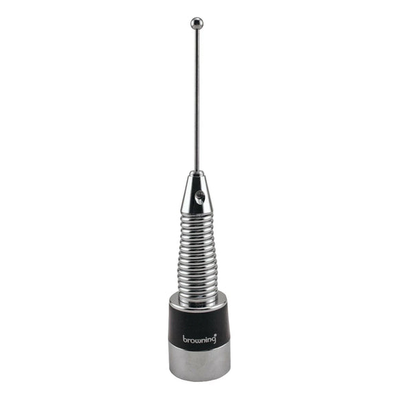 BROWNING BR-167-S 136MHz-174MHz VHF Pretuned Unity Gain Land Mobile NMO Antenna (Stainless Steel) - ONE YEAR