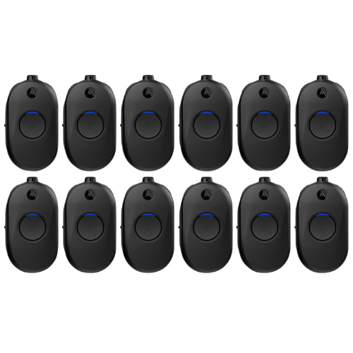 12 Pack of Motorola CLP1010e UHF 1 Channel 1 Watt Digital Two-Way Radio