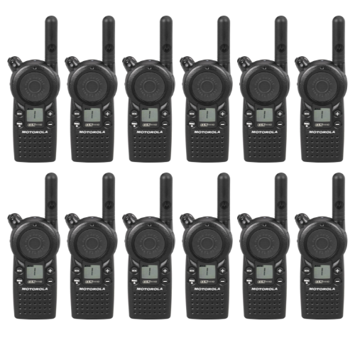 12 Pack Motorola CLS1110 UHF 1 Watt 1 Channel Lightweight Radio