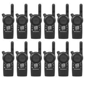 12 Pack Motorola CLS1110 UHF 1 Watt 1 Channel Lightweight Radio