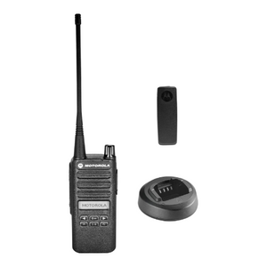 Motorola CP100D Analog UHF 403-480MHz 16 Channel 4 Watts Portable Two-Way Radio with Display and Limited Keypad