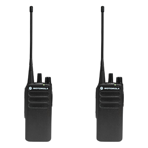 2 Pack of Motorola CP100D UHF 403-480MHz 4 Watt 16 Channels Analog Portable Radio