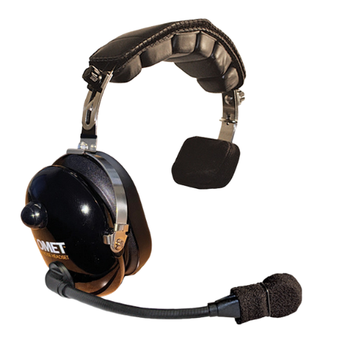 Klein COMET-FLEX Single-Muff High-Noise Headset with Flex Boom Microphone