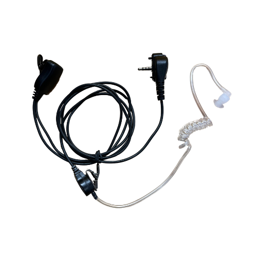 Surveillance Headset with Acoustic Tube Microphone Vertex VX231 VX351 VX354 VX451 VX454 VX459