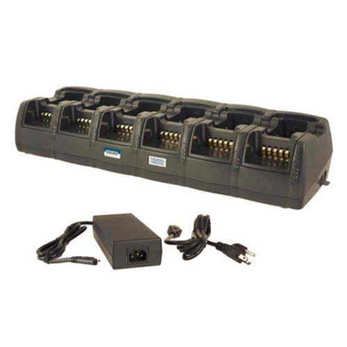 Endura EC12M-MT10-D 12-Slot Rapid Charger for Motorola BPR40, BPR40d & BearCom BC130 Radios (100–240V AC)