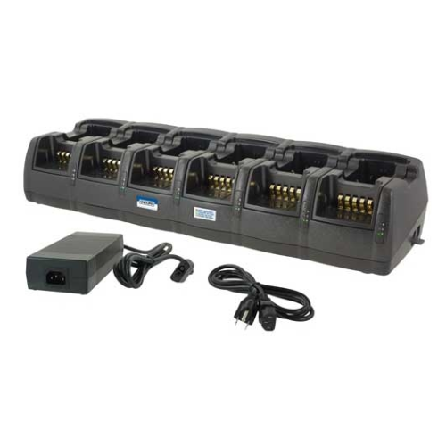 Endura EC12M-MT3-D 12-Slot Rapid Charger for Motorola R2 & CP200d Two-Way Radios (100–240V AC)