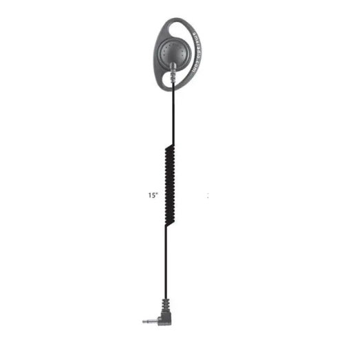 PRYME EH-1289SC Listen-Only D-Loop Earpiece Compatible with GPS-5100 SPM-100 SPM-600 SPM-2100 SPM-2200 SPM-3100 SPM-4200 SMC-1LW