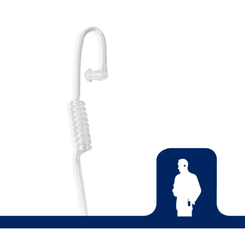 EARPHONE CONNECTION EP-CTUBE Clear Tube Replacement (Coiled Acoustic Tube)