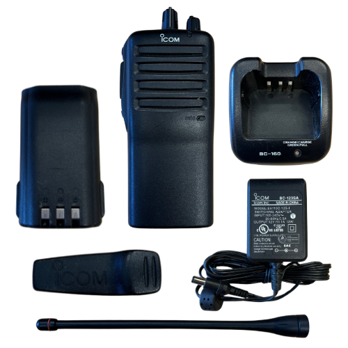 Refurbished Icom IC-F24 UHF 400-470MHz 16 Channel 4 Watt Portable Radi ...