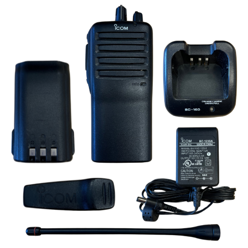 Refurbished Icom IC-F4011 4 Watt 16 Channel 400-470MHz Portable Two-Way Radio