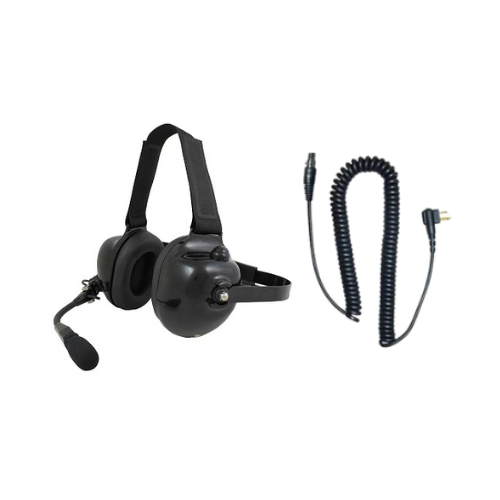 Pryme HDS-EMB Dual Earmuff Headset for CP200D R2 CP185