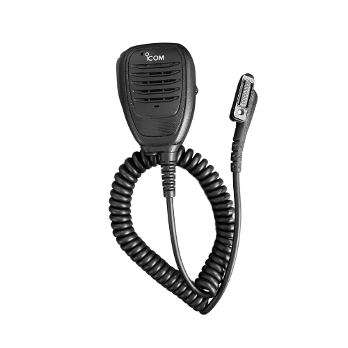 Used Icom HM-222H IP68 Waterproof Speaker Microphone with 14-Pin Connector for M85 F3261D F4261D F7040 F3400D F4400D and more