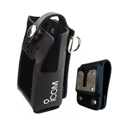 Icom LCM88S Leather Holster with Swivel Clip for F50 F60 M88 IP100H IP501H