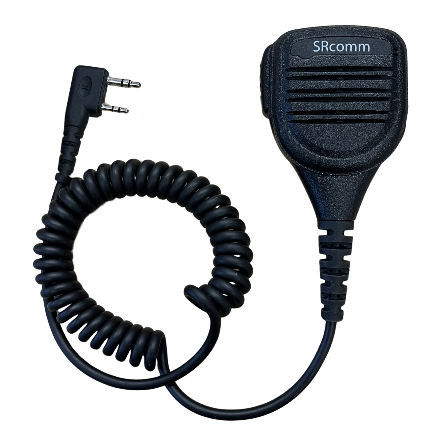 Used SRComm Remote Shoulder Speaker Mic for 2-Pin K1 Connector Radios NX-220 NX-320 TK-2400 TK-3400 and More