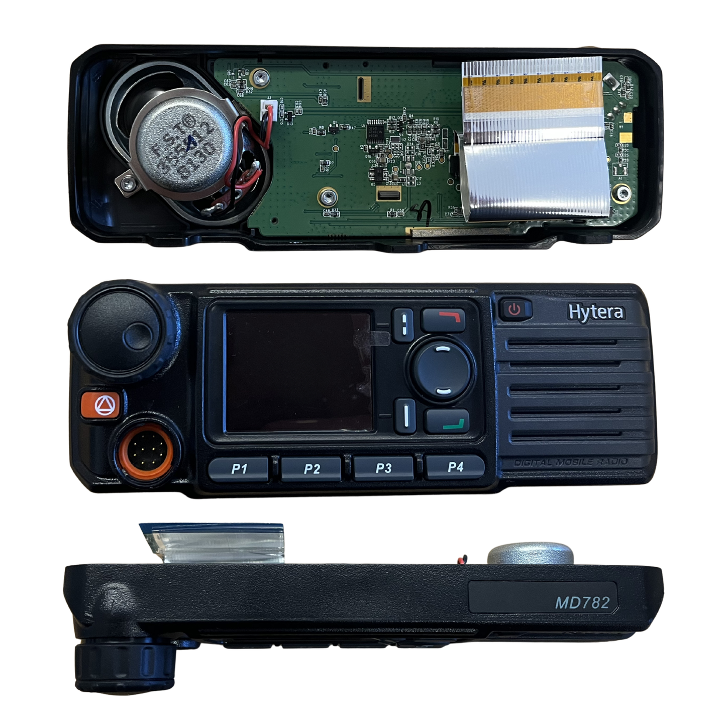 Hytera MD782 Mobile Radio Front Control Head Replacement Unit (Remote Mount Front Panel Only)