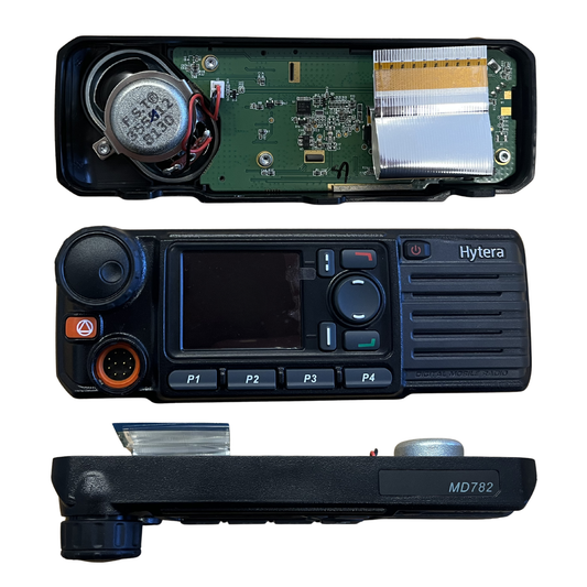 Hytera MD782 Mobile Radio Front Control Head Replacement Unit (Remote Mount Front Panel Only)