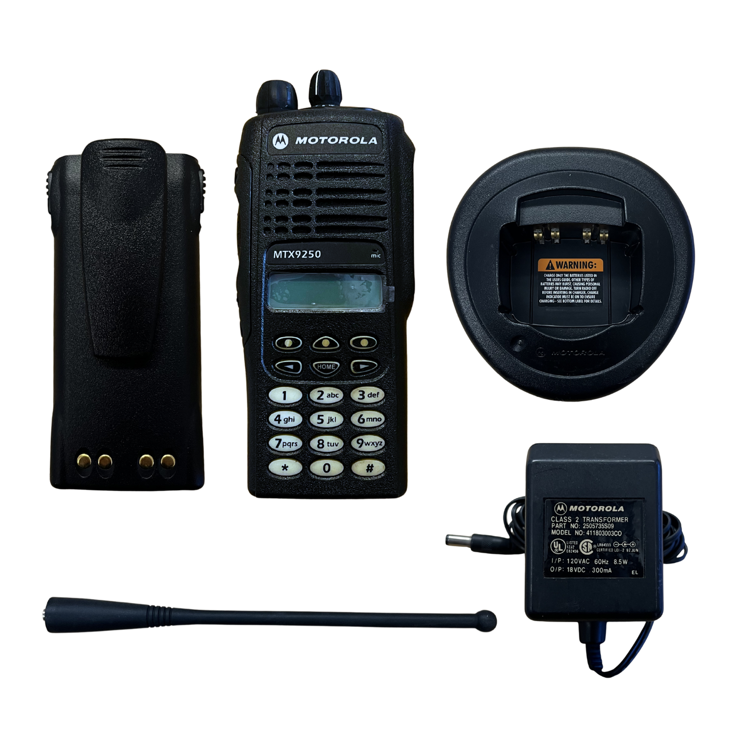 Refurbished Motorola MTX9250 900MHz 896-941MHz 160 Channels 2.5 Watt Privacy Plus Trunking Portable Radio