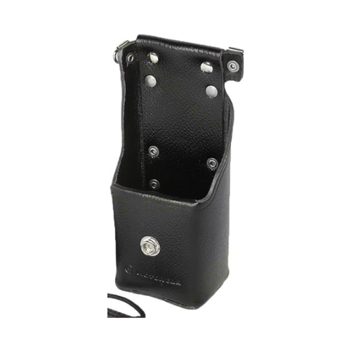 Motorola NTN8035B Leather Carry Case with 3" Swivel Belt Loop and T-Strap for XTS3000 MT1500 XTS5000 PR1500 XTS2500 XTS1500