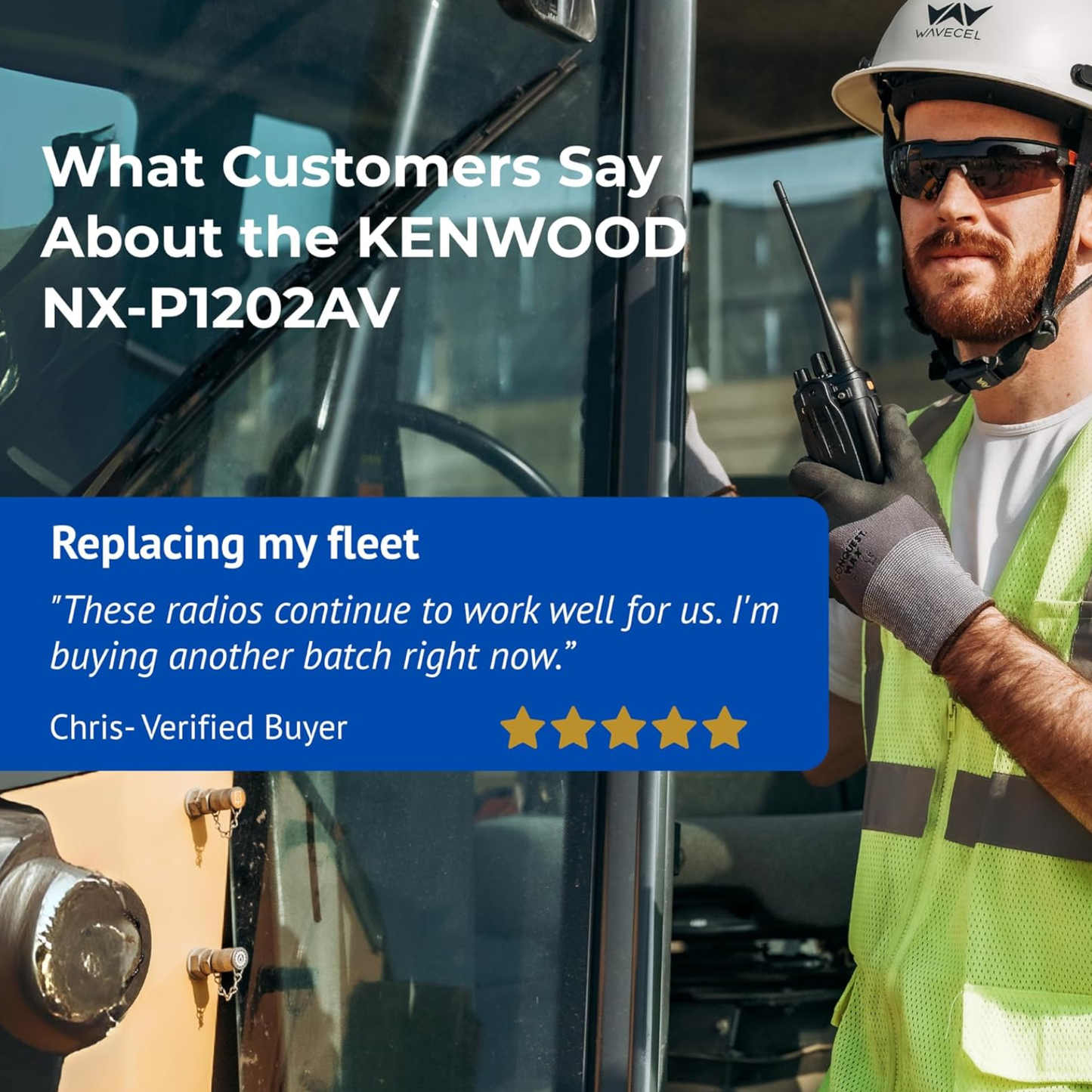 Kenwood ProTalk NX-P1202AV VHF 64 Channels 2 Watts Two-Way Portable Radio