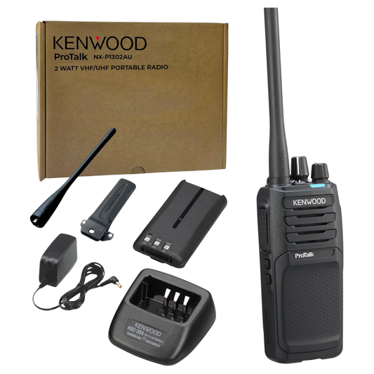 Kenwood NX-P1302AUK UHF 451-470 MHz 2 Watt 64 Channel portable Two-Way Radio