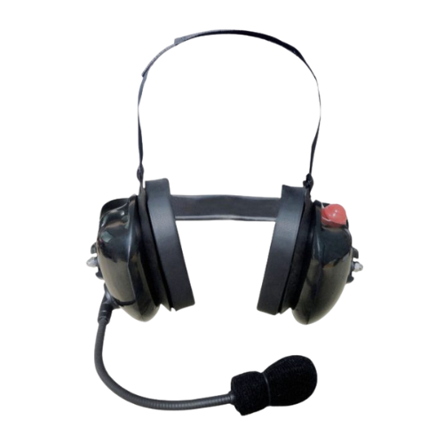 SRcomm RH-8000F Heavy Duty Behind-the-Head Dual Ear Headset for Motorola XPR3300 XPR3300e XPR3500 XPR3500e