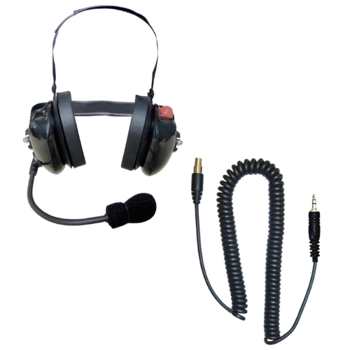 SRcomm RH-8000F Heavy Duty Behind-the-Head Dual Ear Headset for Motorola Visar Series