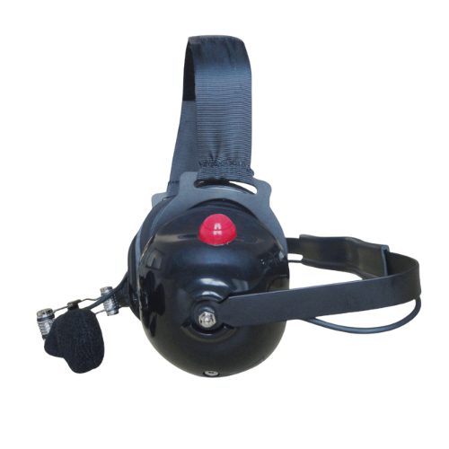 SRcomm RH-8000W Heavy-Duty Behind-the-Head Dual-Ear Headset for Hytera, Motorola, Kenwood, and Icom Radios (K-Cord Not Included)