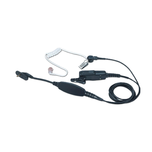 Ritron RHD-11X Security Earpiece with PTT and Lapel Microphone for J Series Two-Way Radios