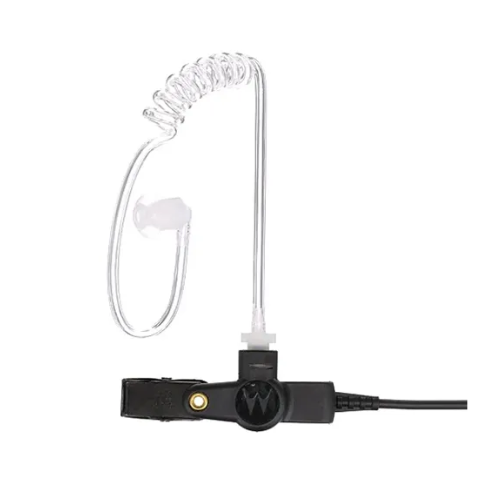 Motorola RLN5313B Receive-Only Surveillance Kit with Translucent Tube – 3.5mm Threaded Jack for APX 1000i APX 2000 APX5000 APX6000 APX8000 APX8000XE DGP4100 DGP5050E DGP5550E DGP6100 DGP8550E SRX 2200