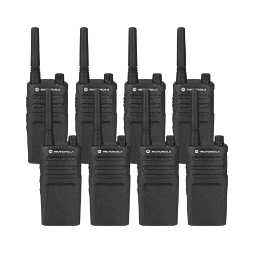 8 Pack of Motorola RMM2050 5 Channel 2 Watt VHF MURS Radio