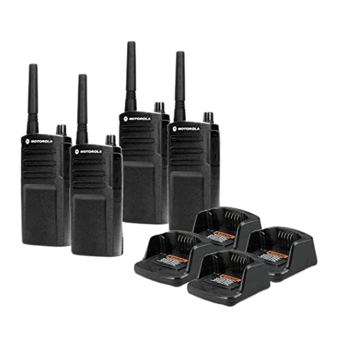 4 Pack of Motorola RMU2040 UHF 2 Watt 4 Channel Analog Business Radio