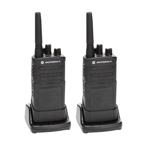 2 Pack of Motorola RMU2080 UHF 2 Watt 8 Channel NOAA Business Two-Way Radio