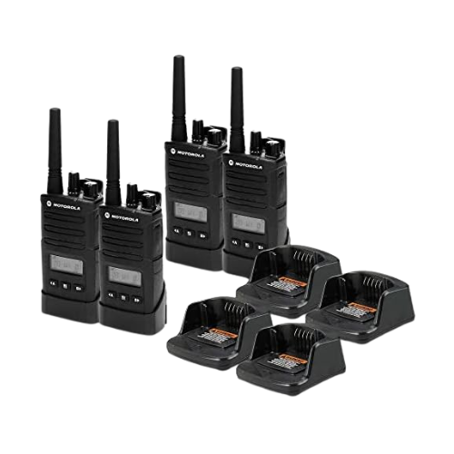 4 Pack of Motorola RMU2080D UHF 8 Channel 2 Watt Business Radios