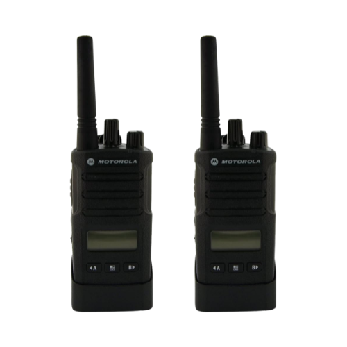 2 Pack of Motorola RMU2080D UHF 8 Channel 2 Watt Portable Radios