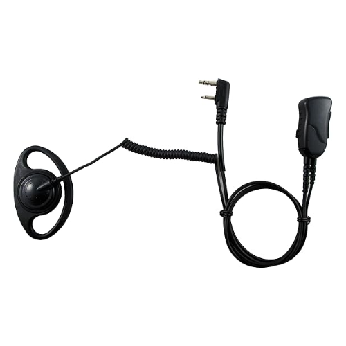 Pryme SPM-1201 Defender D-Ring Headset with PTT for Kenwood NX220 NX240 NX320 NX340 NX420 TK Series & More