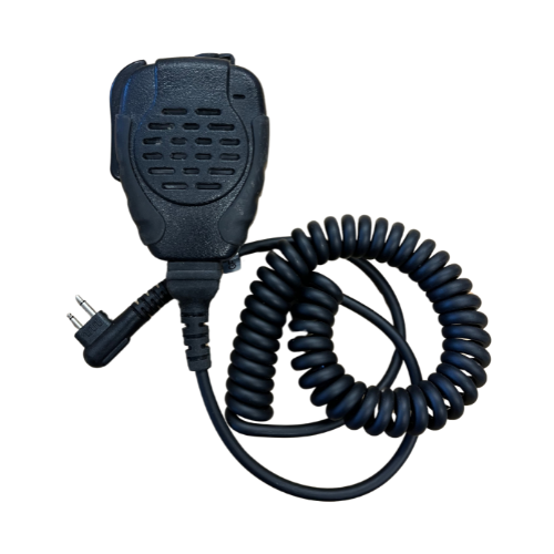 Used Pryme SPM-2103 Trooper Professional Quality Heavy Duty Water Resistant Remote Speaker Microphone for Motorola 2-Pin Radios